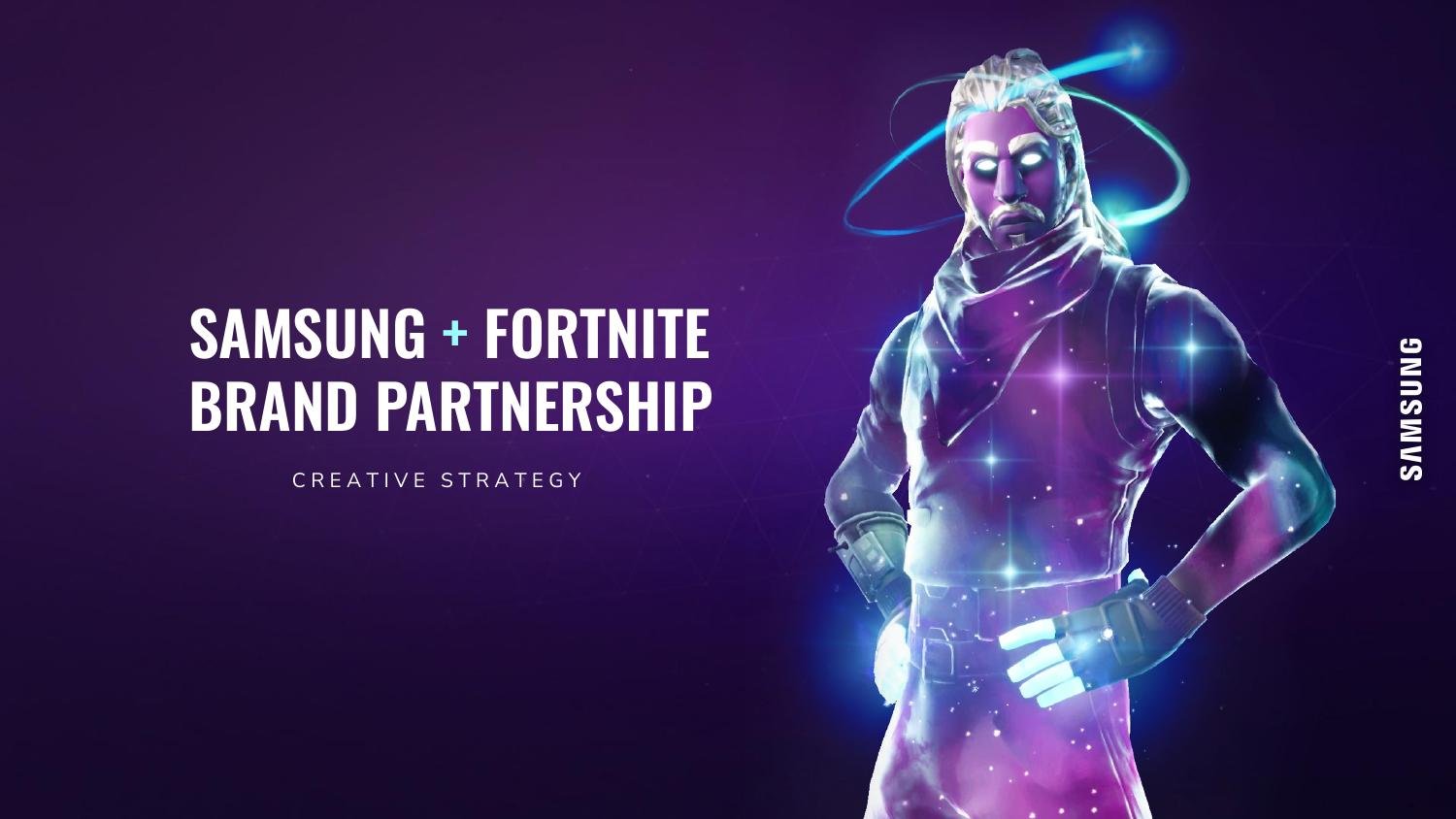Samsung and Fortnite Galaxy Skin partnership